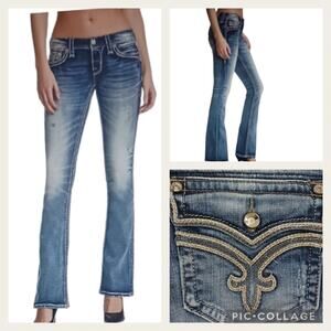 Rock Revival Scarlet Skinny GUC $168 size 28      J1115